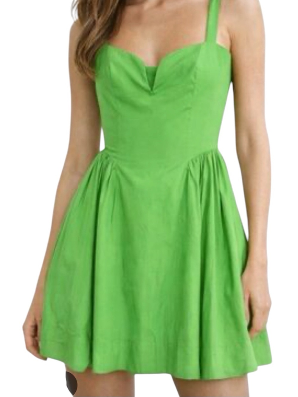 Amanda UpRichard Green Mini Dress sz Small